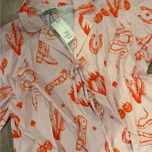 The Lullaby Club Billie Shirt in Pink Wildhearts